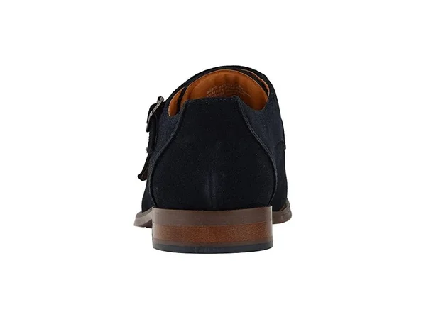 Stacy Adams Men's Shoes Balen Double Monk Strap Navy Suede 25225-415