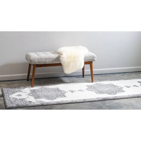 Unique Loom Canal Rosso Rug - 4& 0 x 4& 0, Round