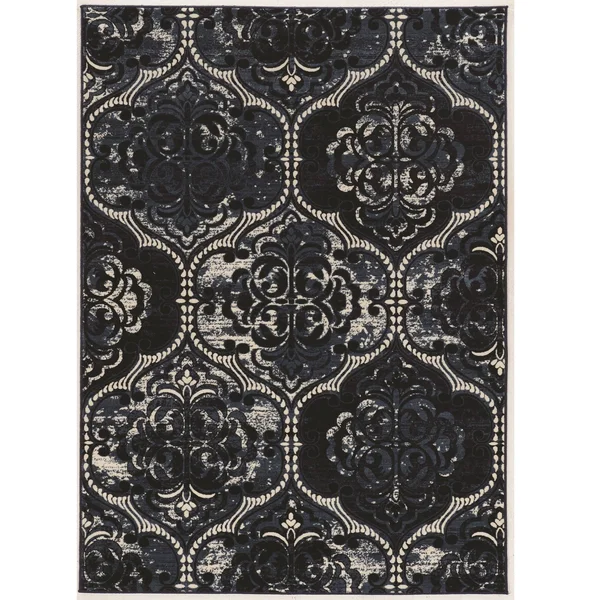 Linon Vintage Arthur Rug, Brown, 8x10 ft