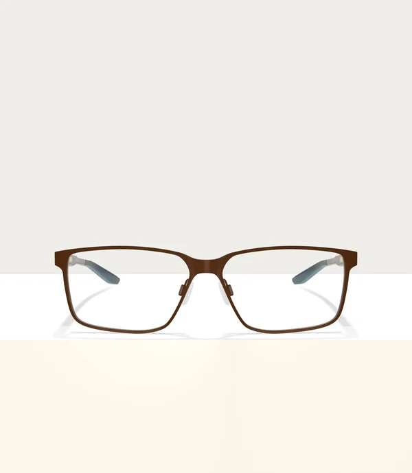 Nike 8048 Eyeglasses - 212 Satin Walnut/Midnight Turq