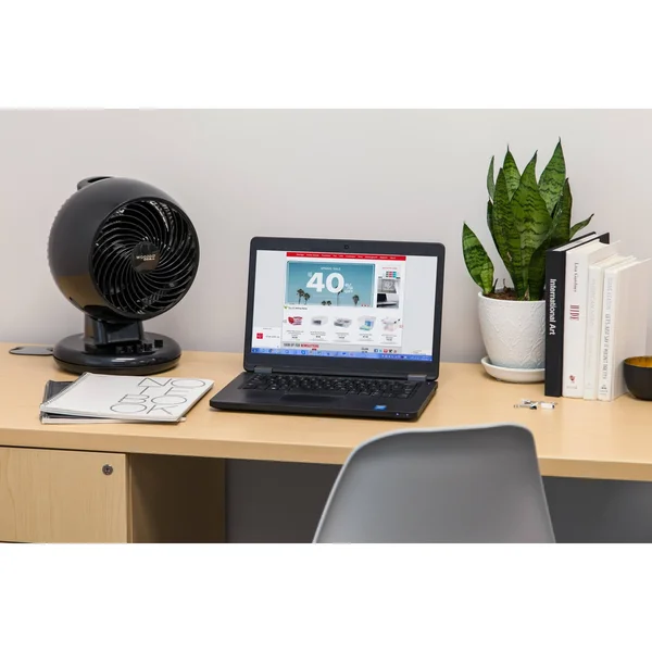 Woozoo M18U Oscillating Circulating Fan, Black