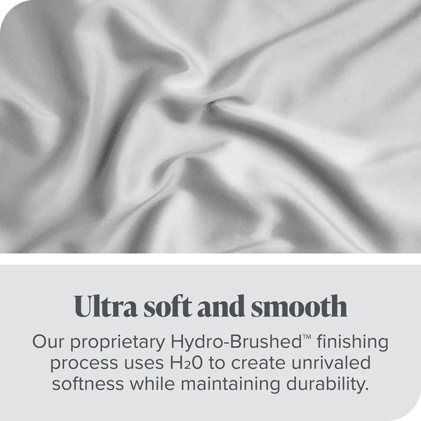 Bare Home Double Brushed Sheet Set, Split King - Aqua