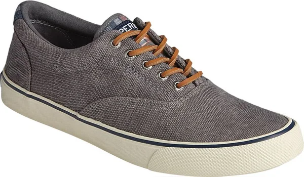 Men's Sperry Top-Sider Striper II CVO Washed Sneaker - Size: 12 W, Gray