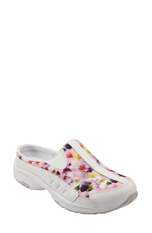 Easy Spirit Women's Traveltime Mules - White - 11W