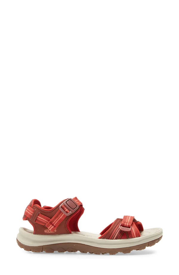 Keen Women's Terradora II Open Toe Sandal - 6 - Dark Red, Coral