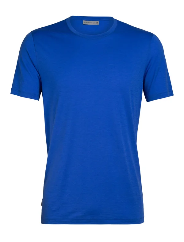 Icebreaker Men's Tech Lite Short Sleeve Crewe Lapis - M