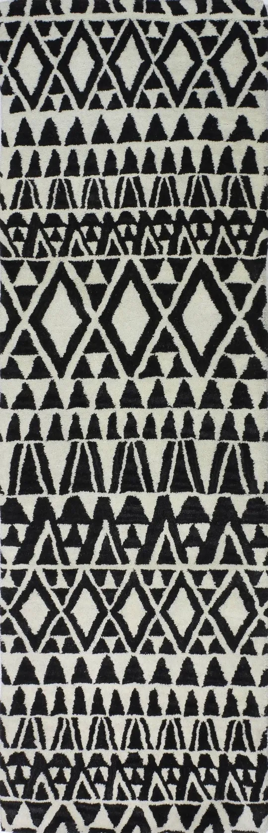 Bashian Chelsea ST247 Indoor Area Rug Ivory/Black