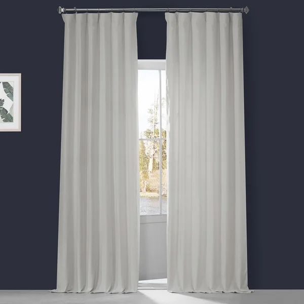 Walnut Beige French Linen Curtain, Half Price Drapes