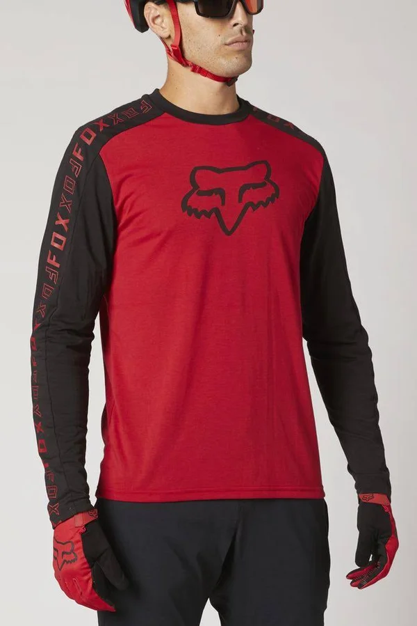 Fox Ranger Drirelease Long Sleeve Jersey Chili SM