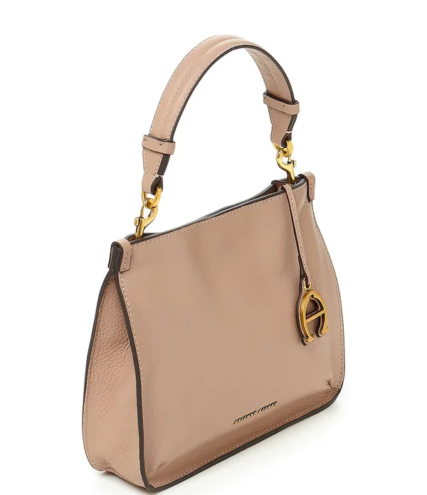Etienne Aigner Alexandra Pebble Nappa Leather Crossbody Bag - Black