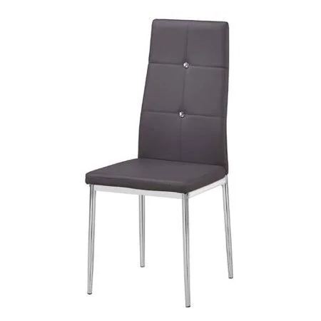 BestMasterFurniture Side Chair (Set of 2); Gray