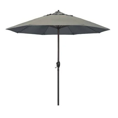 Sol 72 Outdoor Lorinda 9' Market Umbrella Fabric Color: Sunbrella - Spectrum Dove, Frame Color: Bronze