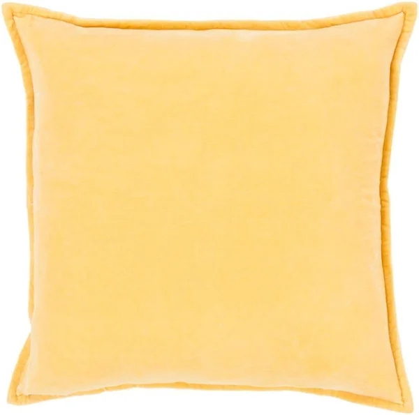 Surya 13x22 x 19x22 Cotton Velvet Pillow with Insert