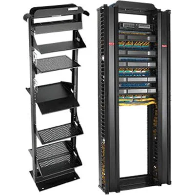 Hoffman EDR19FM24U Open LAN Rack - 19 in x 24U