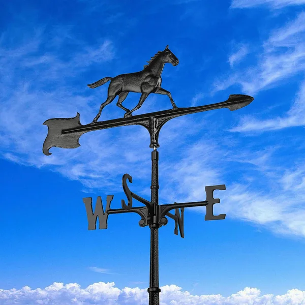 Whitehall 30x22 Horse Accent Weathervane (Black)