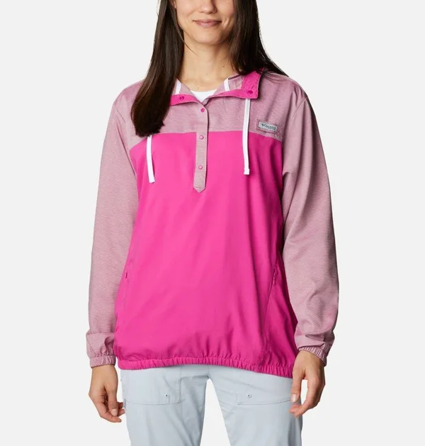 Columbia Women's PFG Tamiami Fishing Hoodie - L - Pink