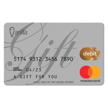 Vanilla eGift Mastercard Virtual Account