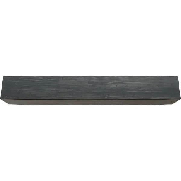 Ekena Millwork BMSD3C0100X060X120ES 10x22W x 6x22H x 10&L 3-Sided (U-beam) Sandblasted Endurathane Faux Wood Ceiling Beam, Aged