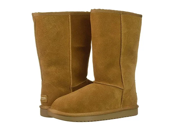 Koolaburra by Ugg Girls& Koola Tall Boot - Size: 1, Chestnut Suede