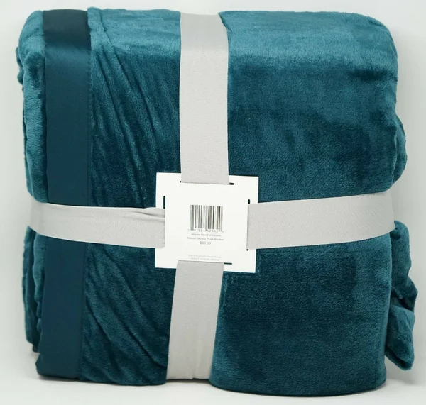 Berkshire Classic Velvety Plush Blanket - Full - Queen - Atlantic Blue