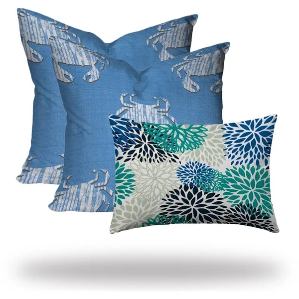 Joita Mahana Collection Indoor Outdoor Lumbar Pillow Set Zipper Covers Only - VOQZ-210054464970-00