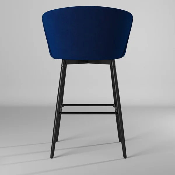 Furniture R Mid-Century Modern Velvet Bar Stool (Set of 2) - Rose