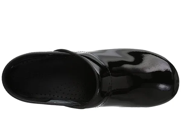 Sanita Women's Professional Patent Clogs Black 40
