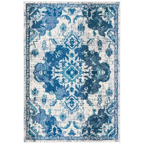 4' x 6' Rectangular Area Rug, Orange, Safavieh
