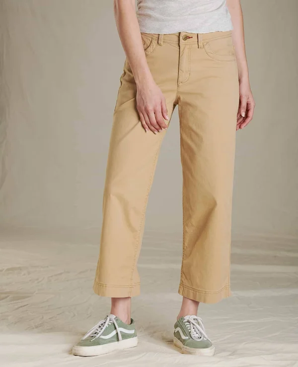 Toad & Co Women's Earthworks Wide Leg Pant - 6 - Starfish