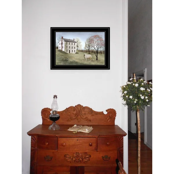 Spring at White House Farm by Billy Jacobs - Ready to Hang Framed Print, Black Frame