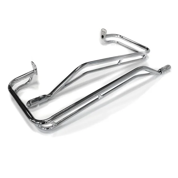Saddlebag Guard for Harley Davidson Touring 09-13 Craftride Twin Rail Chrome
