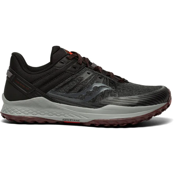 Men's Saucony Mad River TR 2 Black|Brick, Size 7M