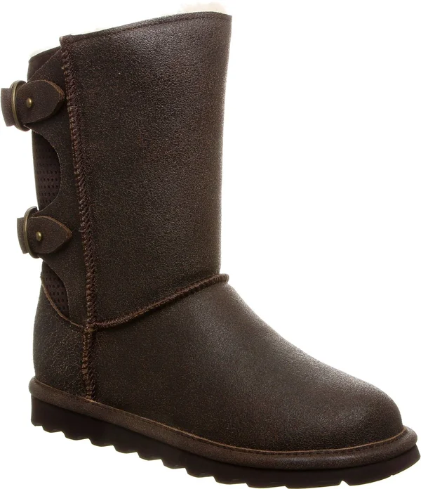 Bearpaw Women's Clara Boot Chestnut Distressed