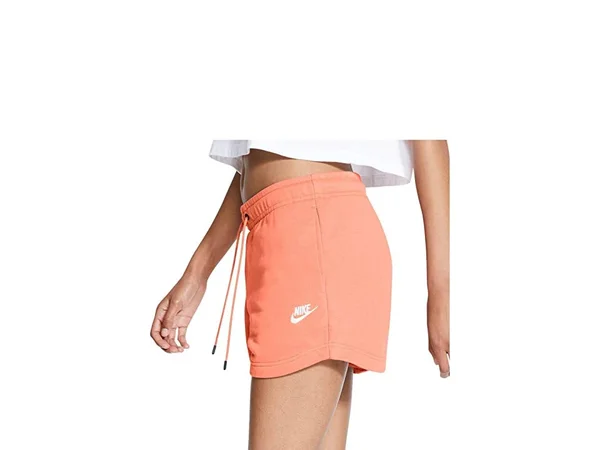Nike Women NSW Essential French Terry Shorts Red Xlg