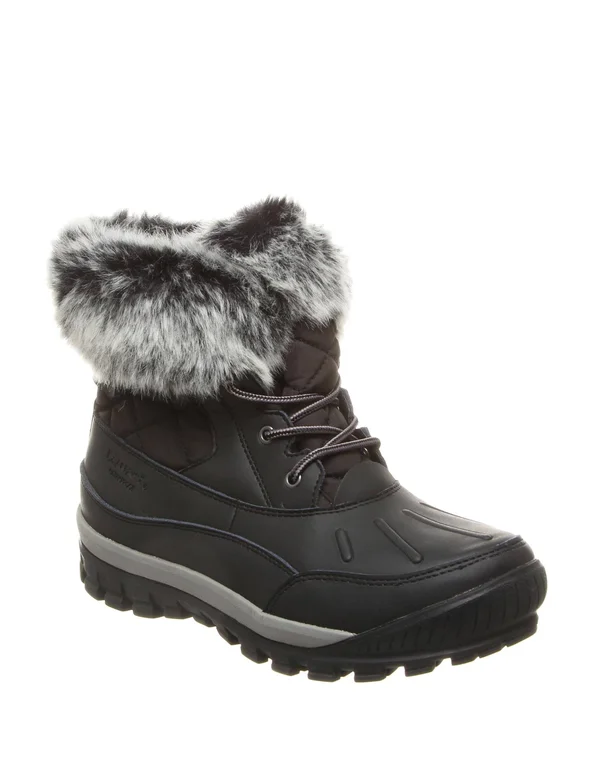 Bearpaw Becka Women's Boot, Black, Grey