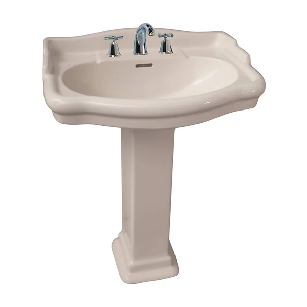 Barclay 3-858BQ Stanford 600 Pedestal Lavatory - Bisque