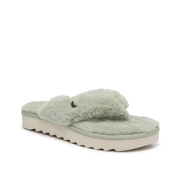 Koolaburra by Ugg - Women's Furr-Ee Sandal in Desert Sage, Size 7
