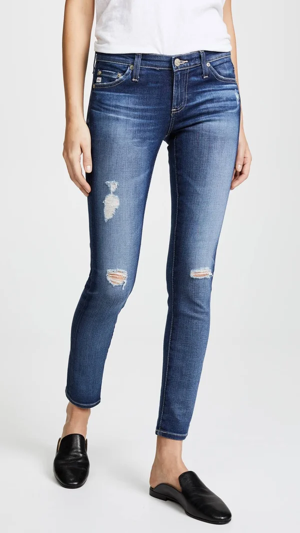 Ag Jeans - Legging Ankle in 11 Years Swapmeet - Blue