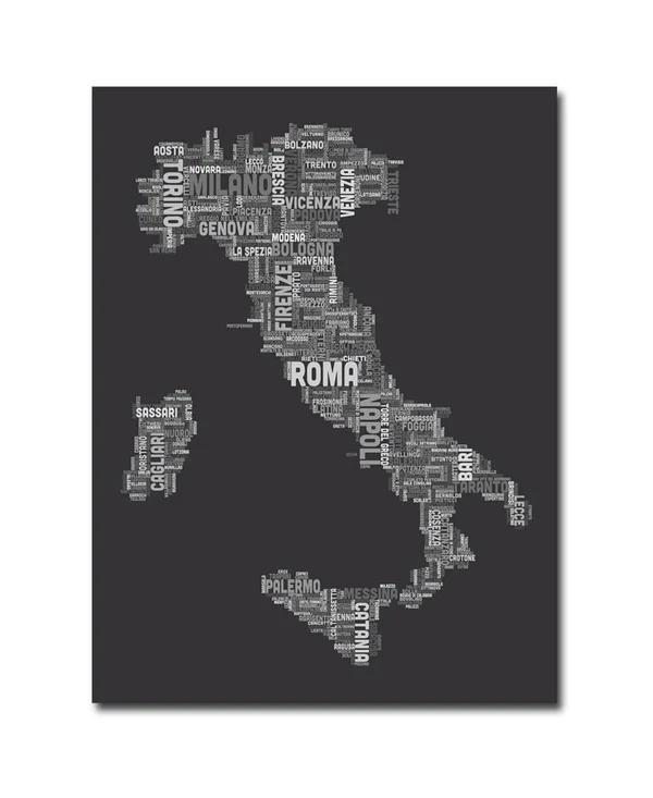 Trademark Art Italy V Canvas Wall Art by Michael Tompsett - 18x24