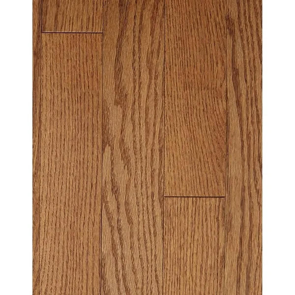 Mullican 199-Mu-Oa-5-M Muirfield 5 inch Wide Smooth Solid Oak Hardwood Flooring - Saddle - Brown