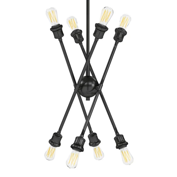 Golden Lighting 1945-8 OG-GLOBE-SD Axel - 8 Light Chandelier Olympic