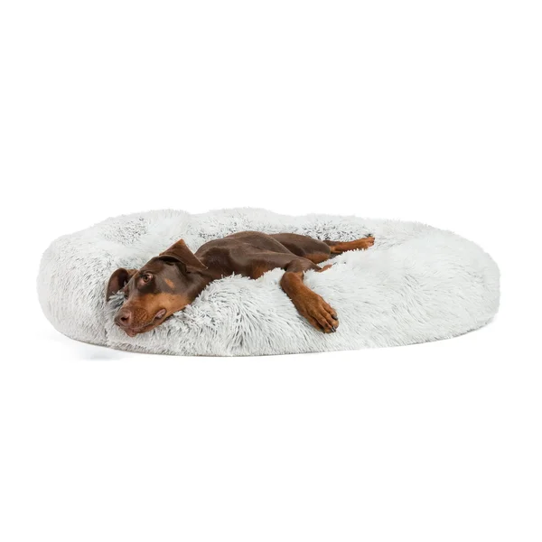 Best Friends by Sheri Luxury 45x22 Shag Faux Fur Donut Cuddler Pet Bed
