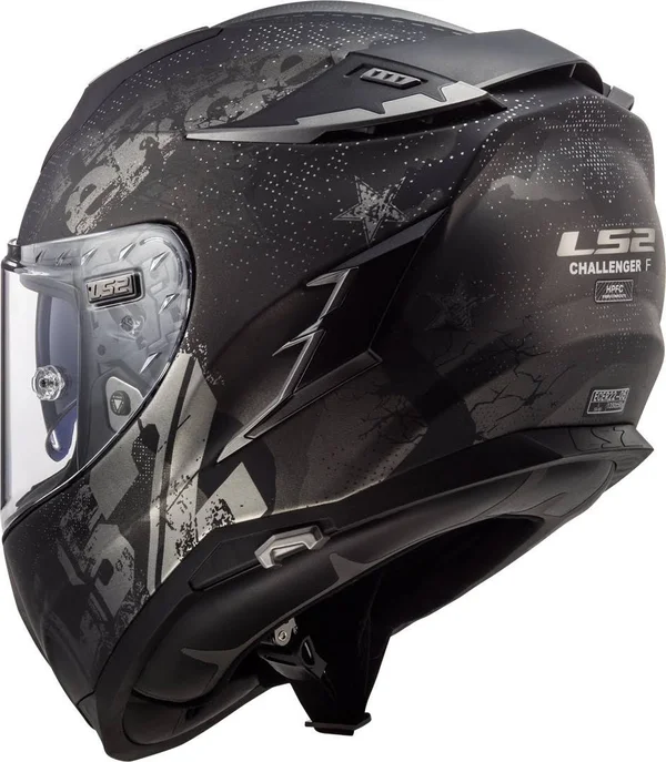 LS2 - Helmet FF327 Challenger Flex Matt Black - Size 3XL
