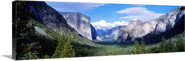 Yosemite National Park CA - Canvas Wall Art, 60x20, Great Big Canvas