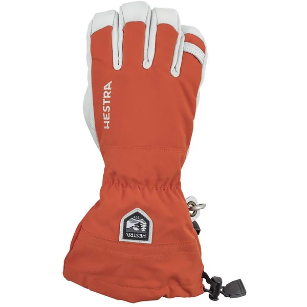 Hestra Army Leather Heli Ski Glove - Brick Red