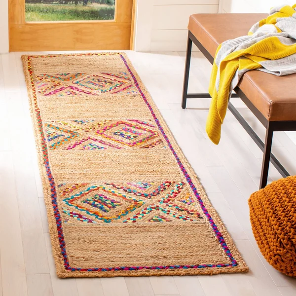 Safavieh Natural Fiber NF920B 2&3x22 x 8&0x22 Runner Natural, Multi Area Rug