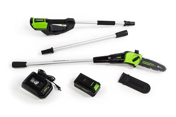 Greenworks CS-80-XR 8-Inch 40V Cordless Pole Saw, 3AH Battery