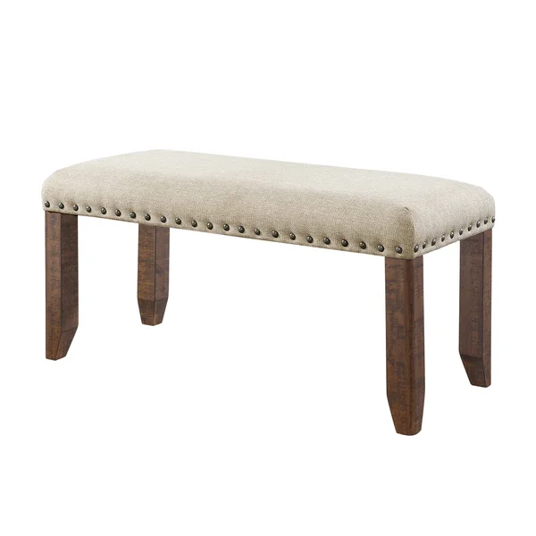 Picket House Furnishings Dex Dining Bench, Brown, 40" x 17" x 19"