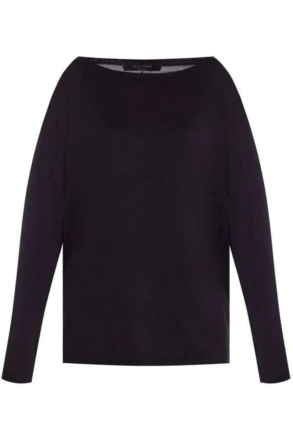 Allsaints Rita Off-The-Shoulder Top - Black, M