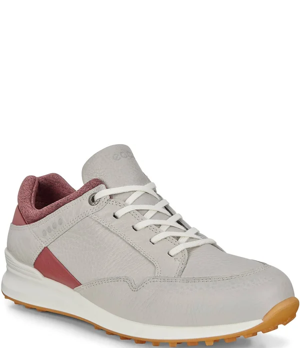 Ecco Women's Street Retro Golf Shoes - Quarry/White